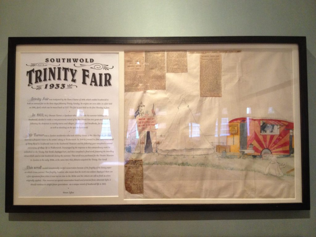 Video footage of the Trinity Fair scroll at Swan Hotel,&nbsp;Southwold