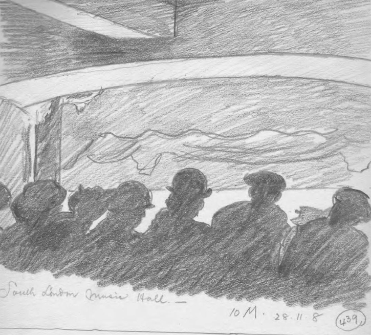 Sketchbook – No. 439 – South London Music&nbsp;Hall