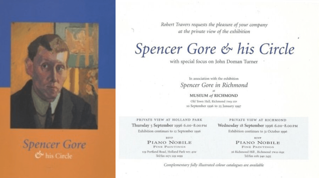 Spencer Gore & his Circle with special focus on John Doman&nbsp;Turner